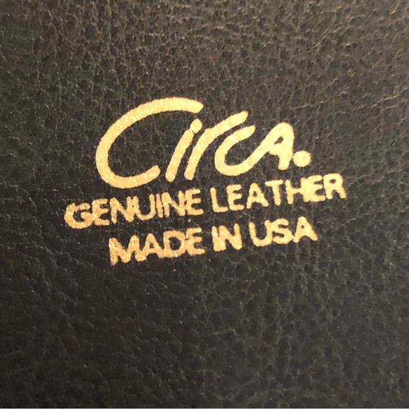 Vintage Circa 80s Leather and Elastic Belt - Picture 7 of 11